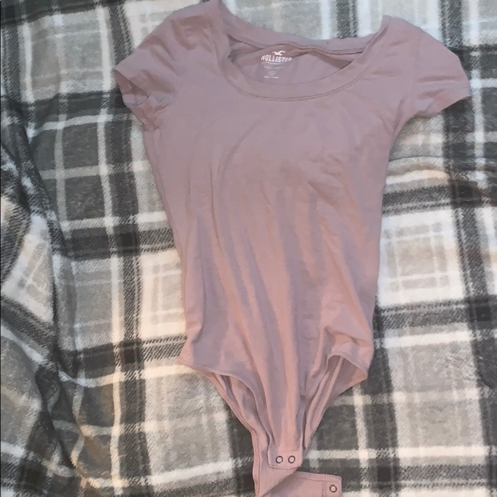purple body suit
